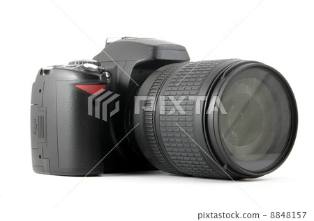 black dslr camera black dslr camera 8848157