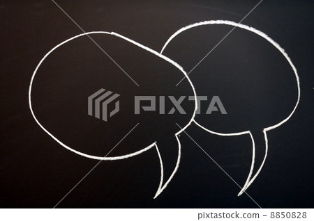 chalkboard and speech bubble chalkboard and speech bubble 8850828