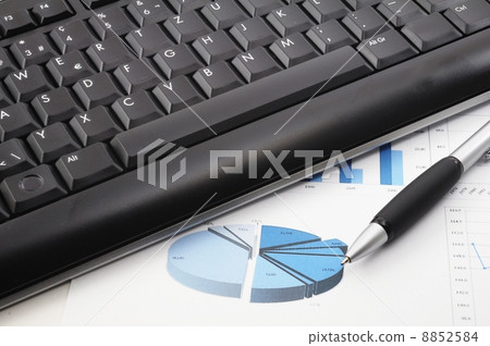 keyboard and business data 8852584