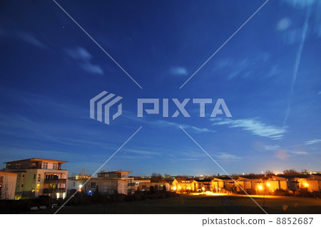 city and sky at night city and sky at night 8852687