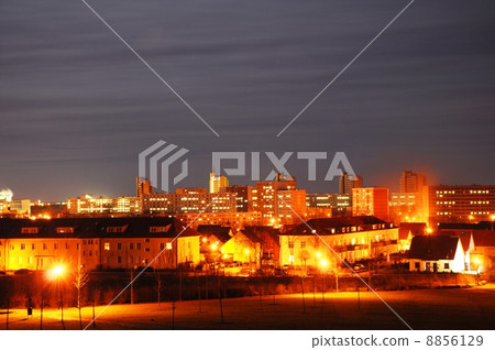 skyline at night skyline at night 8856129