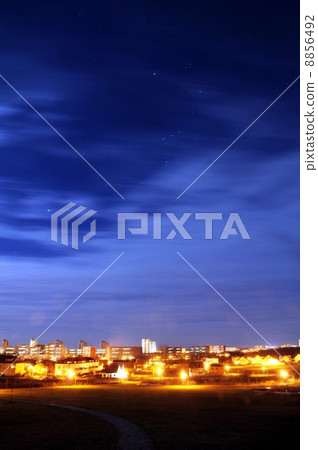 skyline at night skyline at night 8856492
