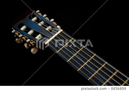 blue music guitar for playing party music 8856809