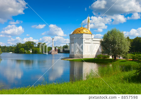 Turkish bath and Chesme Column in Catherine Park Turkish bath and Chesme Column in Catherine Park 8857598