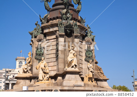Detail of Columbus monument Detail of Columbus monument 8858452