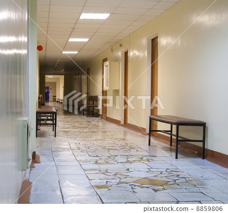 corridor of hospital corridor of hospital 8859806
