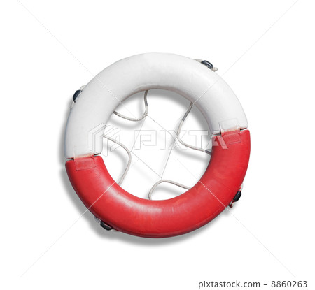 lifebelt over white 8860263