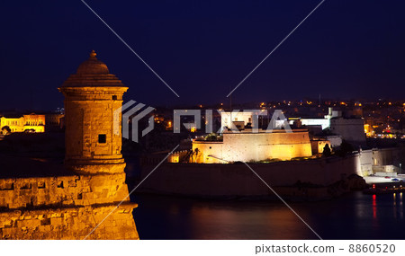 Vedette tower at Valletta fortress Vedette tower at Valletta fortress 8860520