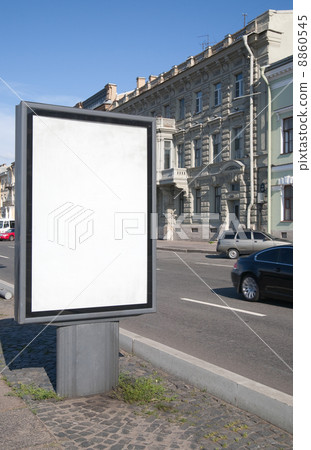 Blank billboard Blank billboard 8860545