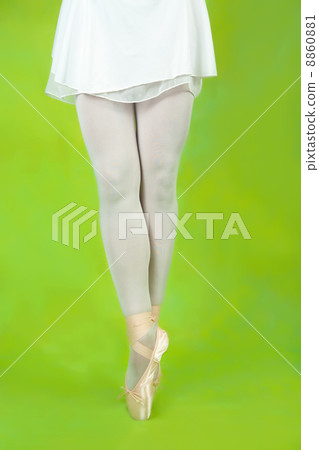 close up of ballerinas legs 8860881