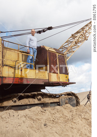 tractor operator at sand pit tractor operator at sand pit 8861795