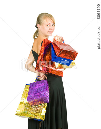 girl with shopping bag 8865190