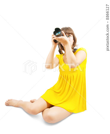 Sexy female photographer 8866127