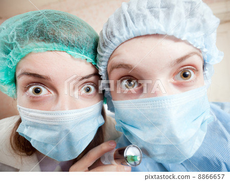 students with syringe students with syringe 8866657