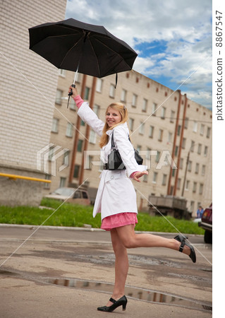 girl with umbrella girl with umbrella 8867547