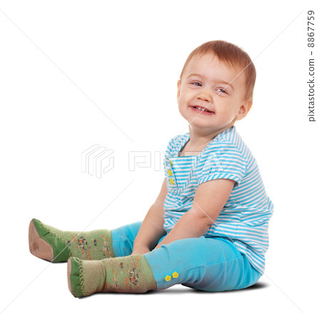 Sitting happy toddler Sitting happy toddler 8867759