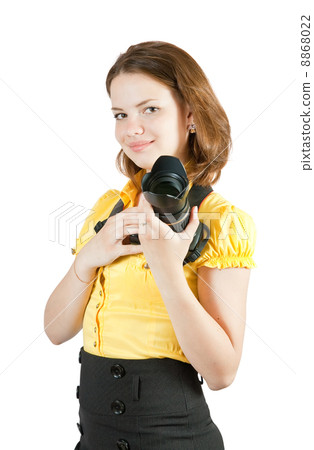photographer girl with camera 8868022