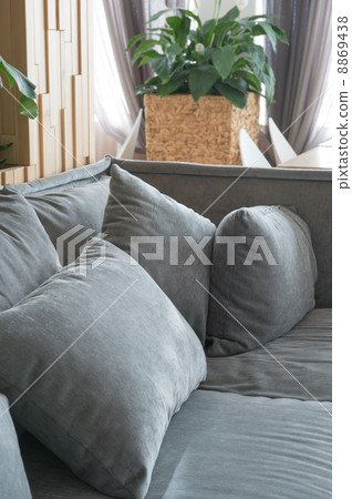 Living room in ecological style 8869438