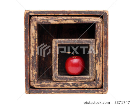 Apples and wooden boxes Apples and wooden boxes 8871747