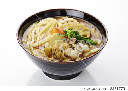咖哩烏冬面的豪華蔬菜 8871773