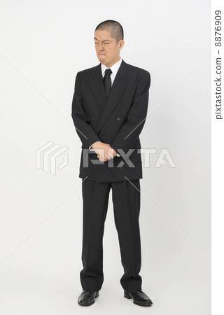 Male whole body of mourning 8876909