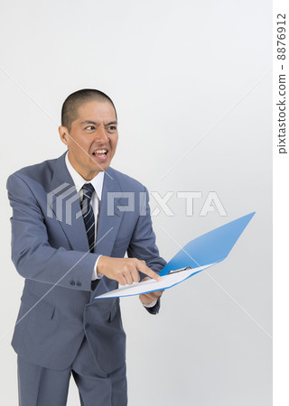 An angry businessman An angry businessman 8876912