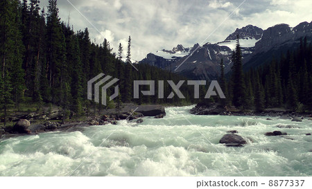 Mistaya Canyon in Banff National Park 8877337