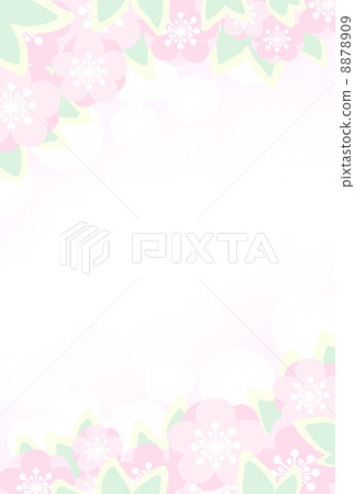 Background material Ume (vertical) 8878909