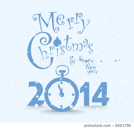 Christmas greeting card template 8881796