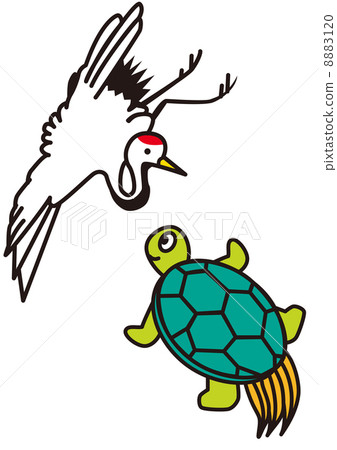 Crane and tortoise Crane and tortoise 8883120