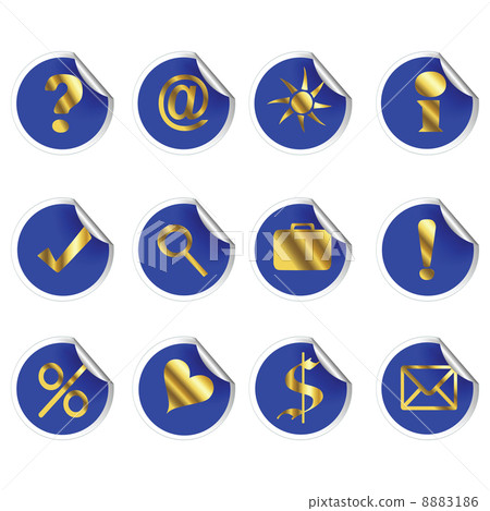 Round stickers Round stickers 8883186