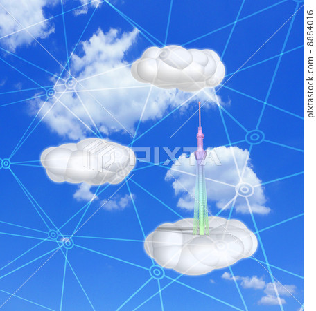 Internet, cloud and sky tree Internet, cloud and sky tree 8884016