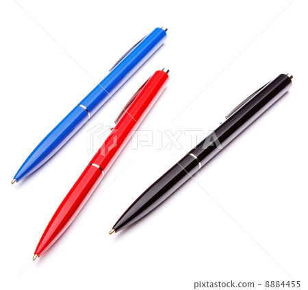 Ballpoint pen isolated on white background cutout Ballpoint pen isolated on white background cutout 8884455