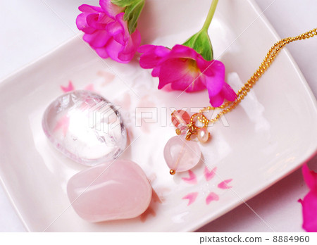 玫瑰石英項鍊 玫瑰石英項鍊 8884960