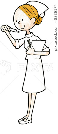 Working person 32 nurse temperature detection Working person 32 nurse temperature detection 8886174