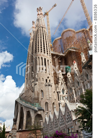 Sagrada Familia in Barcelona 8886316