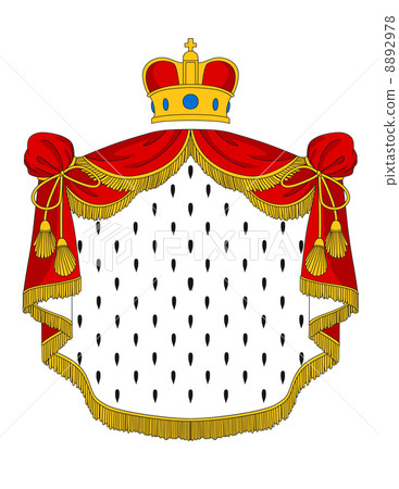 Red royal mantle 8892978