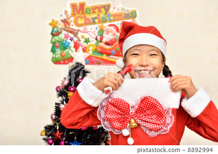 Santa Claus costume girl Santa Claus costume girl 8892994
