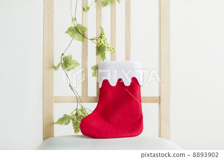 聖誕節襪子和椅子 聖誕節襪子和椅子 8893902