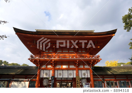 Kamo Ogun Shrine (Shimogamo Shrine) Flower Gate 8894318