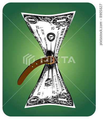 Reducing budget - Stock Illustration [8905827] - PIXTA