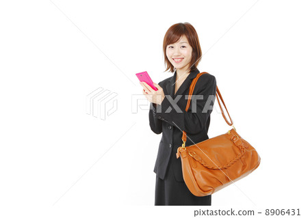Businesswoman on the business trip Businesswoman on the business trip 8906431