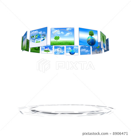 環保展板浮動 8906471