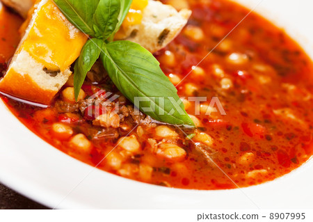 bean soup with toast bean soup with toast 8907995