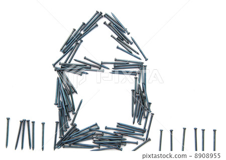 house from nails. 8908955