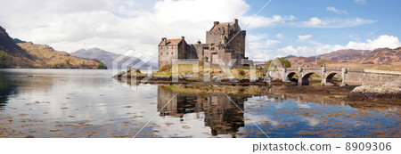 Eilean Donan Castle Scotland Panorama 8909306