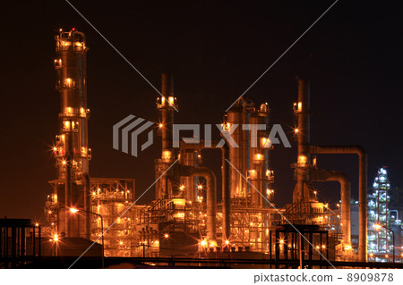 petrochemical oil refinery plant 8909878