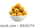 Indian Sweets isolated on a white background. 8910174