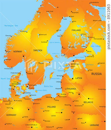 Baltic region countries 8911063