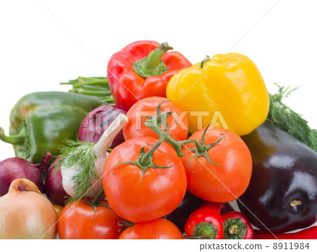 pile of fresh vegetables pile of fresh vegetables 8911984
